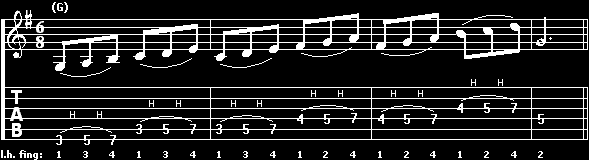 Legato Phrase in G Major