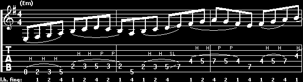 Long Legato Prase in E Minor - Image 1